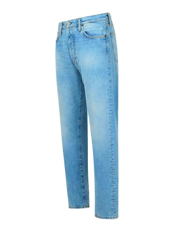 The Best Shops Acne Studios: bootcut jeans - 1996 Light Blue Denim Jeans
