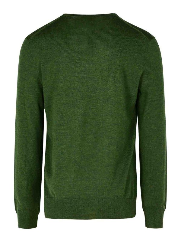 POLO RALPH LAUREN: Strickpullover mit Rundhalsausschnitt online - Rundhalspullover - Grün
