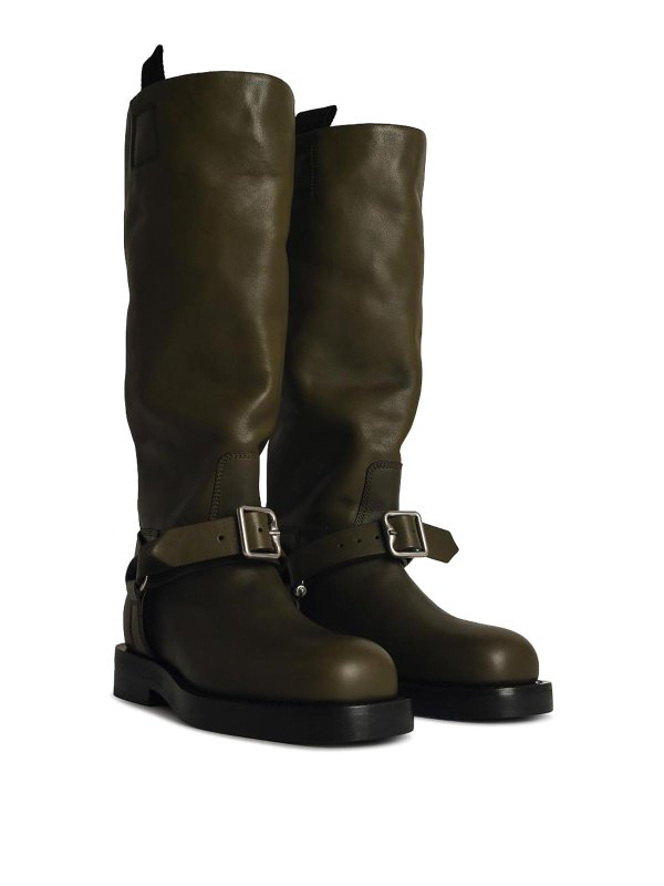 BURBERRY: Bottes online - Bottes - Vert