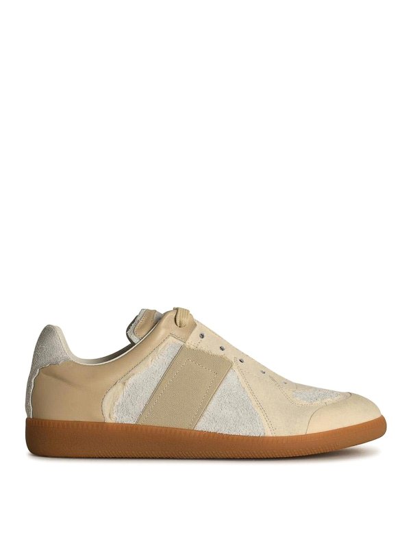 Maison Margiela: スニーカー - スニーカー - クリーム