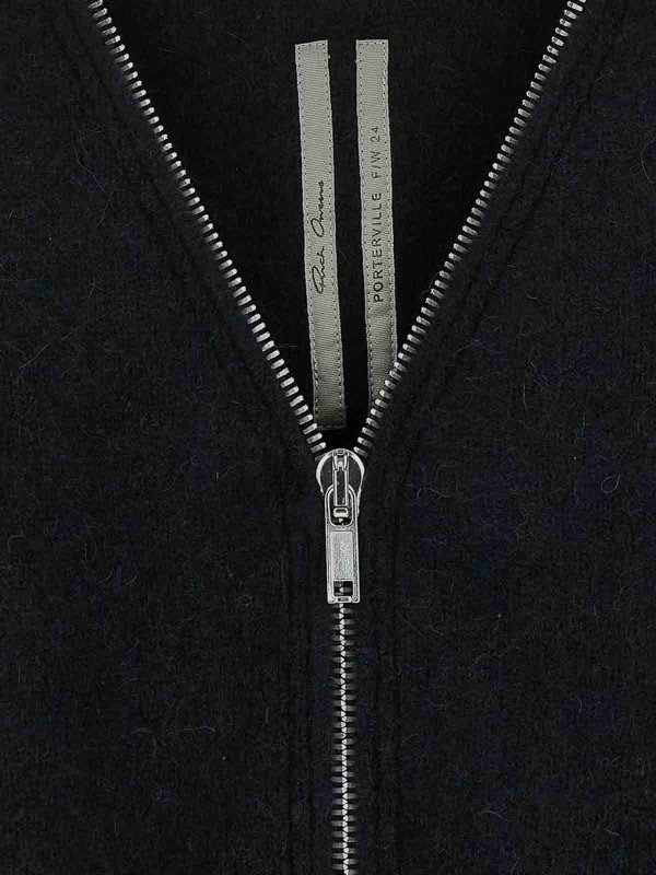 The Best Shops RICK OWENS: カジュアルジャケット - カジュアルジャケット - 黒