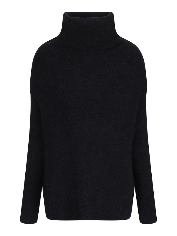 RICK OWENS: crew necks - Black sweater