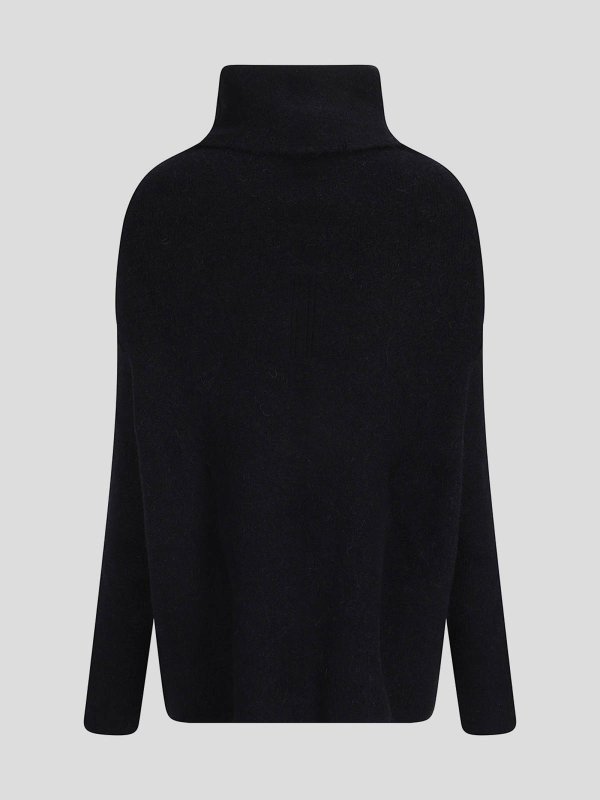 RICK OWENS: crew necks online - Black sweater