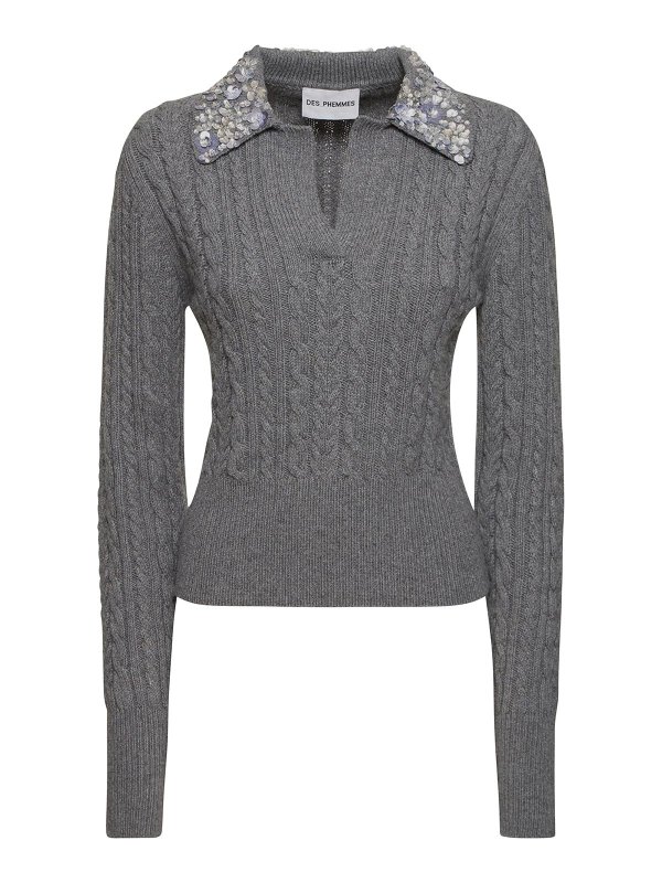 DES PHEMMES: crew necks - Sweater