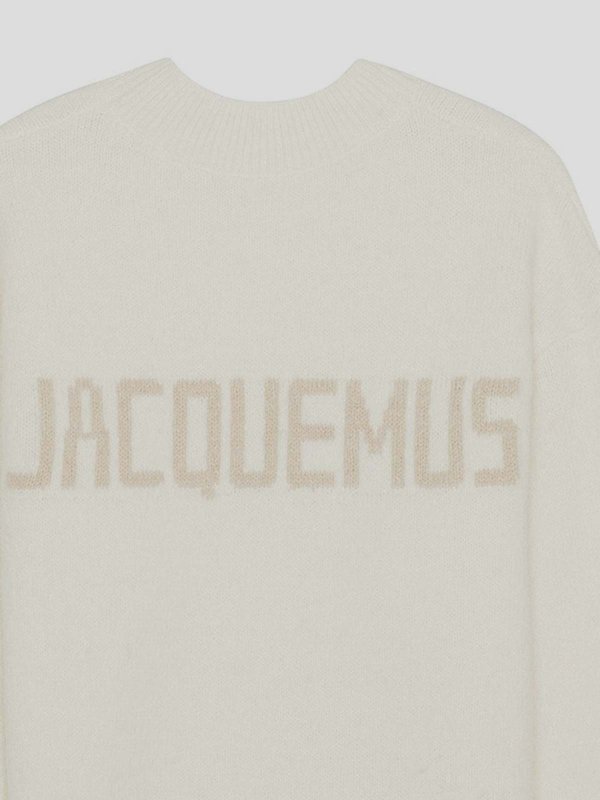 The Best Shops JACQUEMUS: Pull col rond - Pull Col Rond - Beige