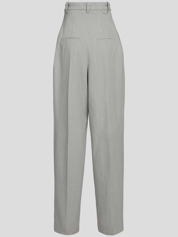 JACQUEMUS: カジュアルトラウザー online - カジュアルパンツ - ライトグレー