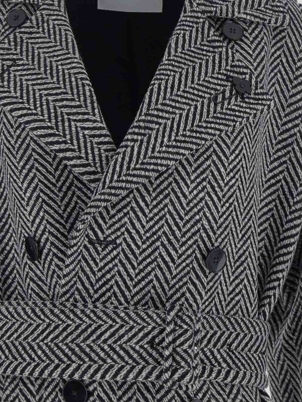 The Best Shops LARDINI: ショートコート - ショートコート - 黒