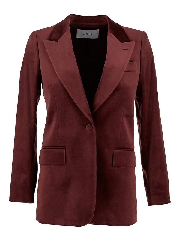 LARDINI: Blazer - Blazer - Rojo Oscuro
