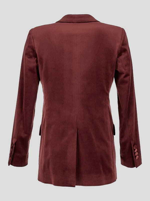 LARDINI: Blazer online - Blazer - Rojo Oscuro