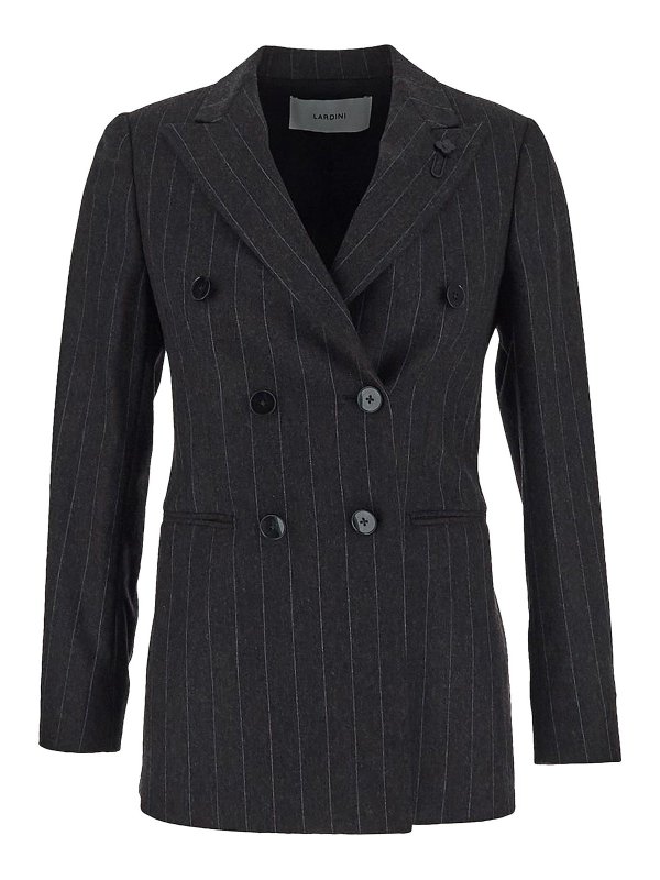 LARDINI: カジュアルジャケット - カジュアルジャケット - 黒