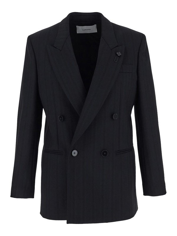 LARDINI: Vestes de costume - Blazer - Noir