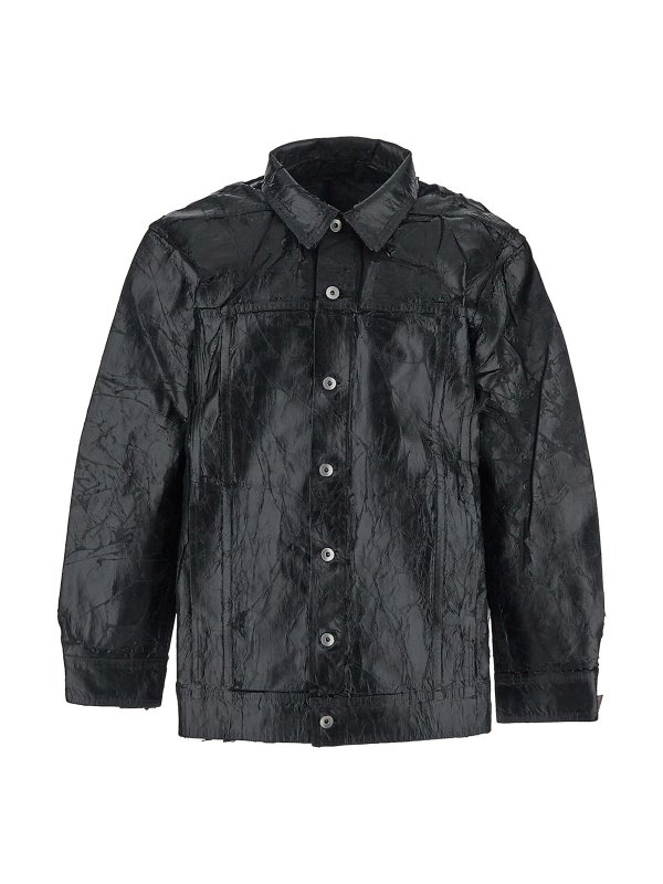 RICK OWENS: blazers - Drkshdw Jacket  Black