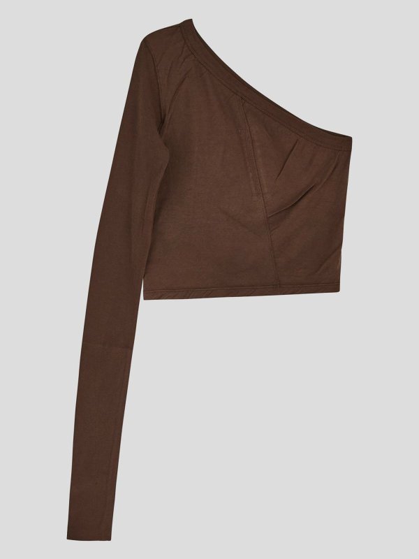 RICK OWENS: Tops y camisetas sin mangas online - Top - Marrón