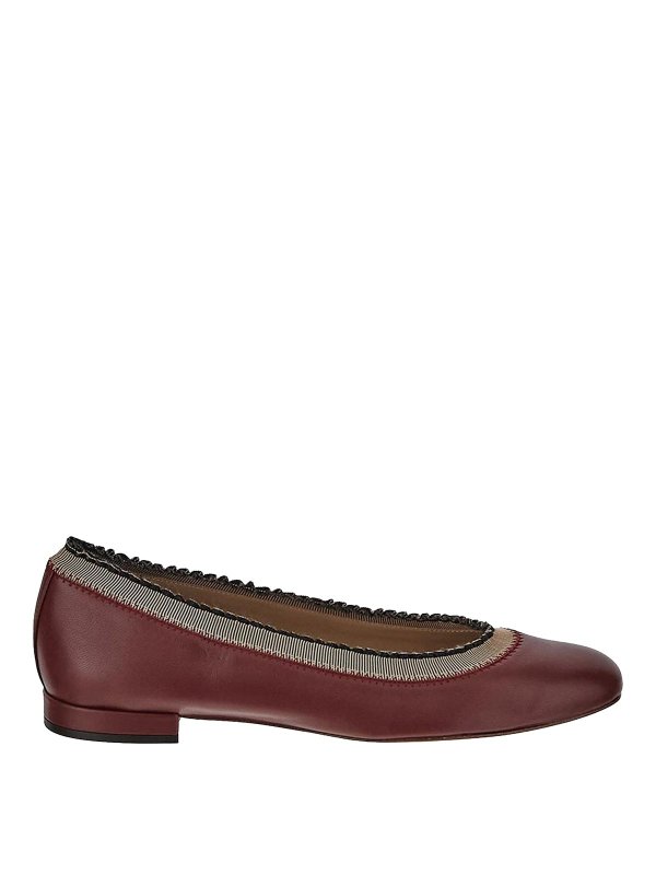 ULLA JOHNSON: classic shoes - Flat Shoes Bordeaux