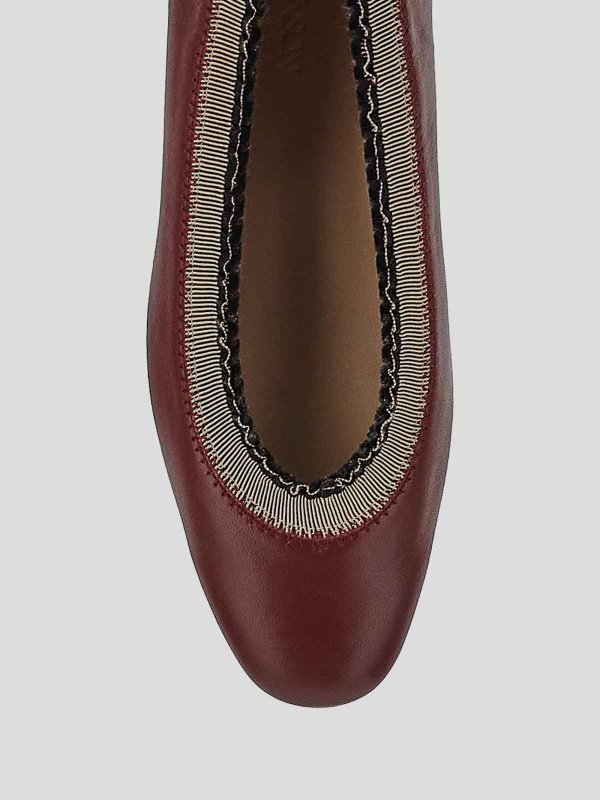 Flat Shoes Bordeaux shop online: ULLA JOHNSON