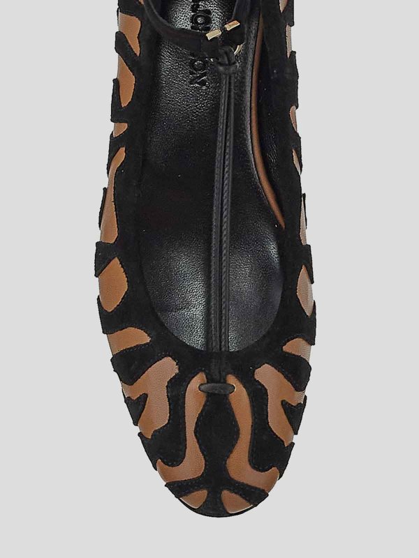 フラットシューズ - 黒 shop online: ULLA JOHNSON