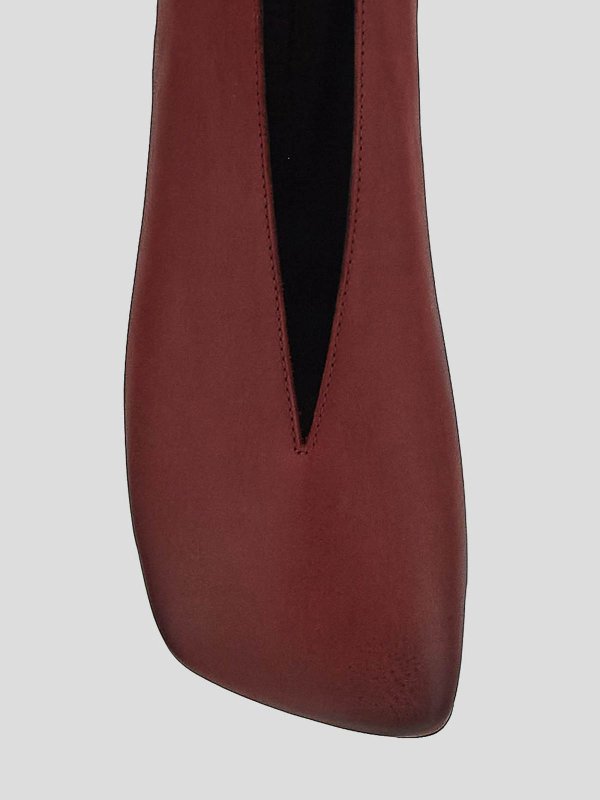 フラットシューズ - 赤 shop online: UMA WANG