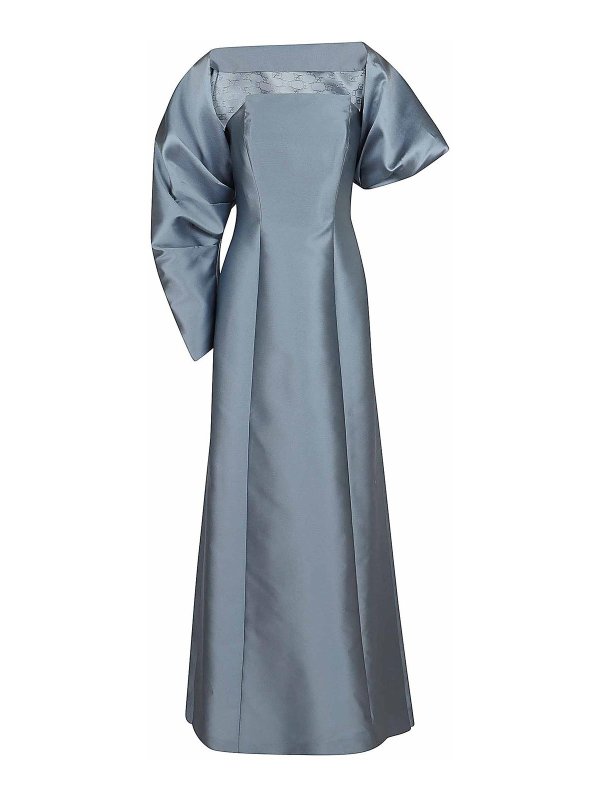 ALBERTA FERRETTI: Vestidos largos - Vestido Largo - Gris