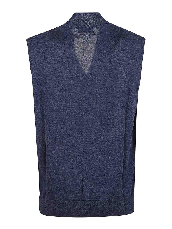 BALLANTYNE: waistcoats & gilets online - V Neck Gilet