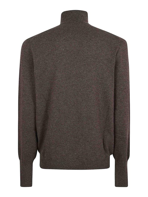 BALLANTYNE: maglia collo a barchetta online - Maglione con collo a T