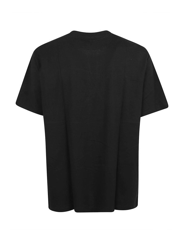 Balmain: T-shirts online - T-Shirt - Noir