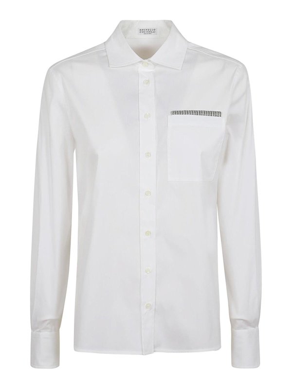 BRUNELLO CUCINELLI: Camisas - Camisa - Blanco