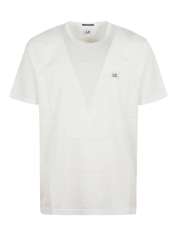 C.P. COMPANY: Camisetas - Camiseta - Blanco
