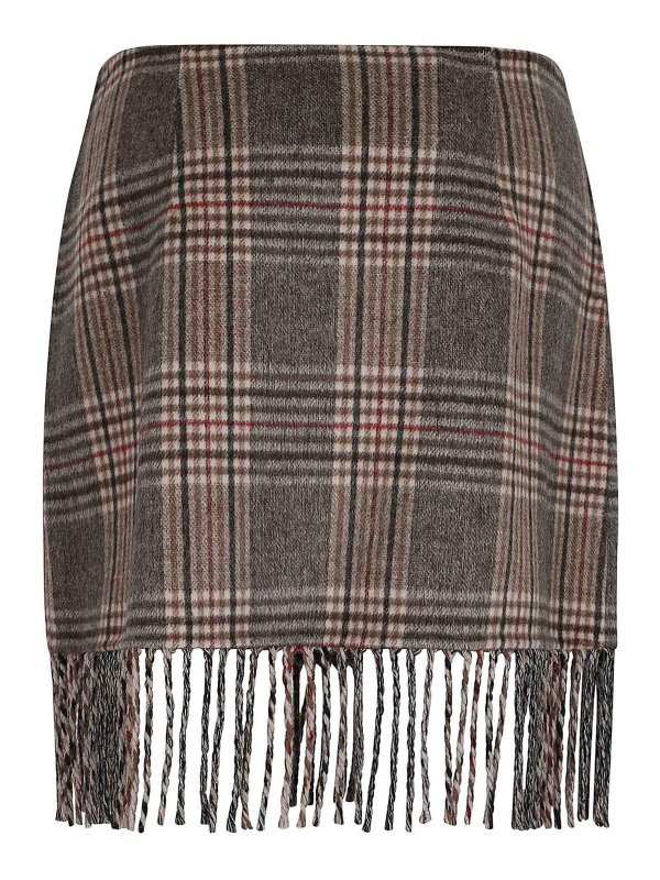 P.A.R.O.S.H.: Knielange und Midi Röcke online - Midirock - Braun