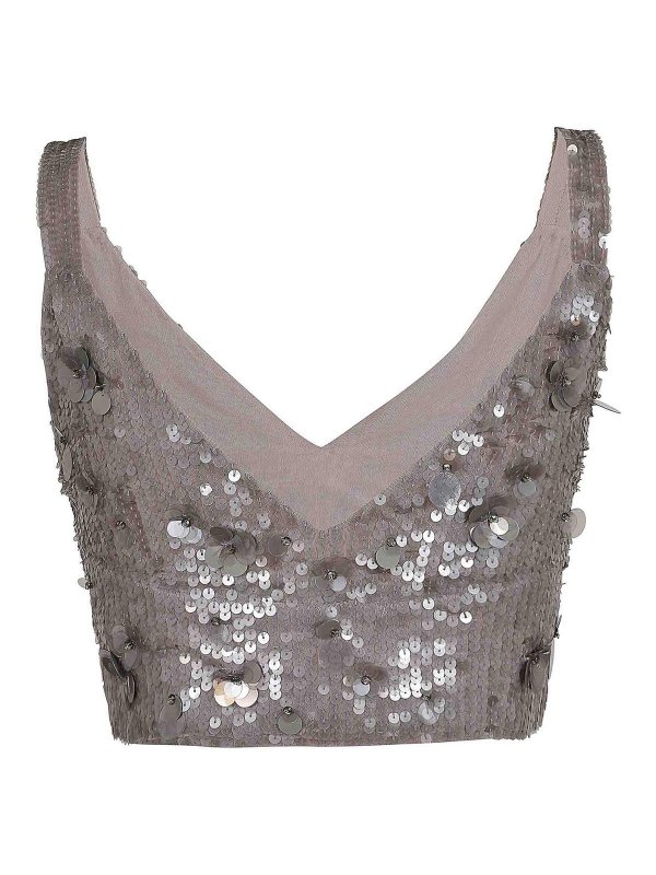 P.A.R.O.S.H.: トップス＆タンクトップ online - トップ/タンクトップ - グレー