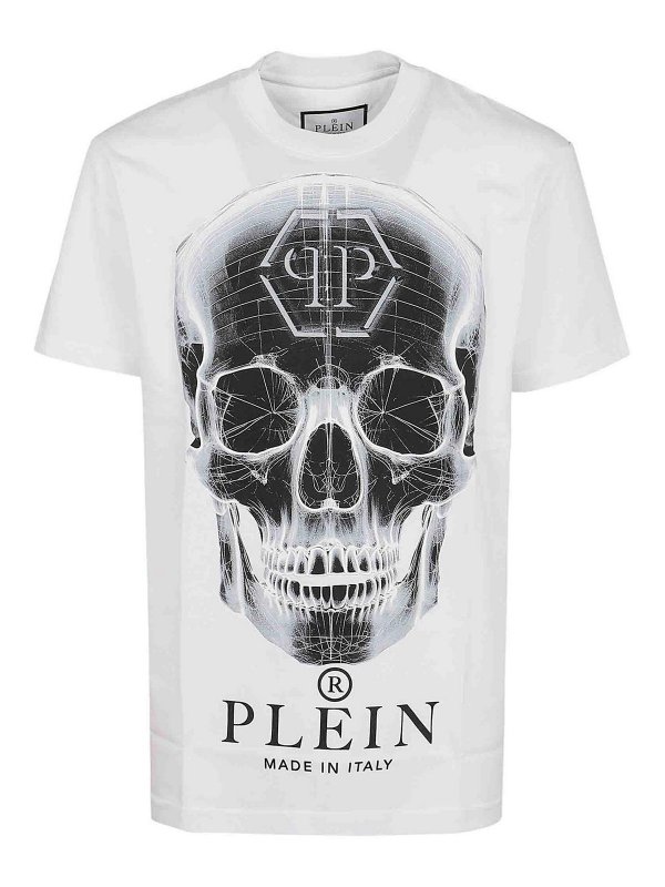 PHILIPP PLEIN: t-shirt - T-shirt Girocollo Ss Teschio