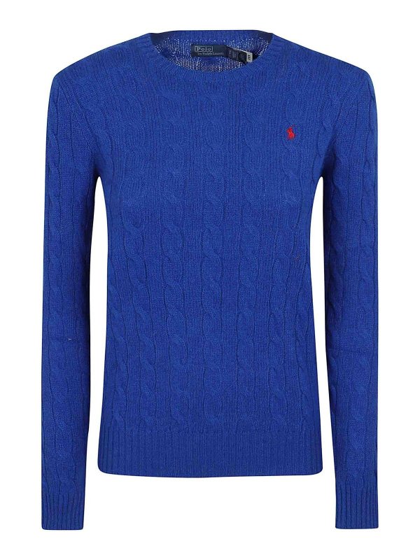 POLO RALPH LAUREN: クルーネック - クルーネック - ダークブルー