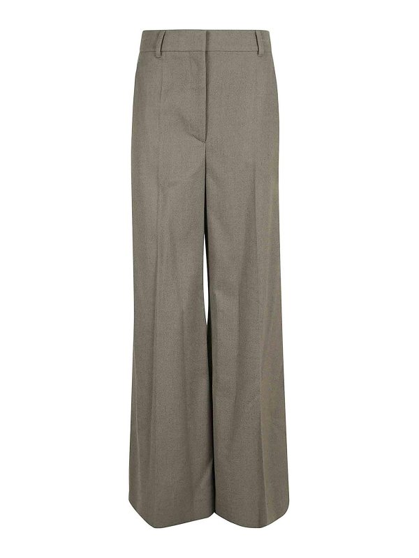 STELLA McCARTNEY: Trousers Shorts - Flannel Flared Trousers