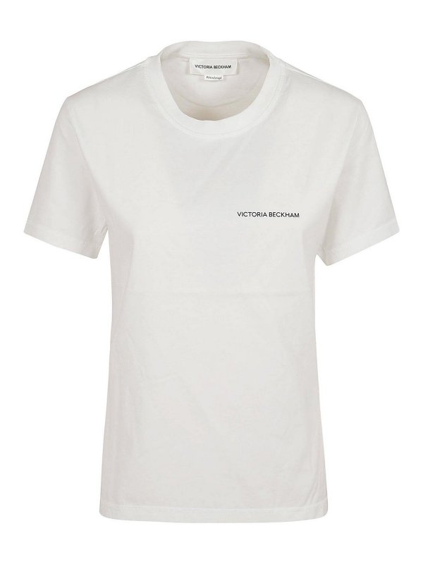VICTORIA BECKHAM: T-shirts - T-Shirt - Weiß