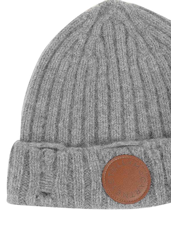 The Best Shops STELLA McCARTNEY: beanies - Distressed Alpaca Beanie