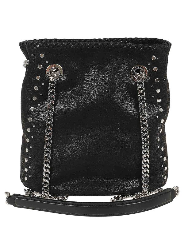 The Best Shops STELLA McCARTNEY: cross body bags - Shoulder Bag Eco Shaggy Deer W/Studs