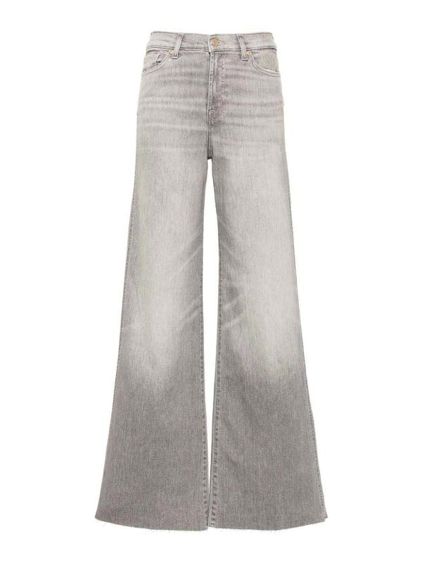 7 FOR ALL MANKIND: ブーツカットジーンズ - ブーツカットジーンズ - グレー