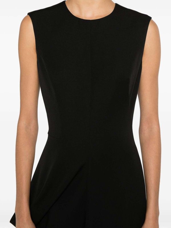 The Best Shops ALEXANDER MCQUEEN: ニーレングスドレス - 膝丈ドレス - 黒