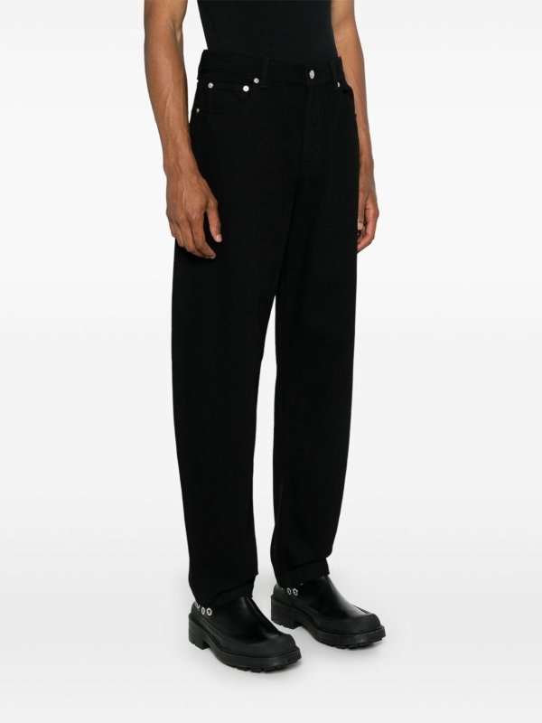 The Best Shops ALEXANDER MCQUEEN: Bootcut - Bootcut Jeans - Schwarz
