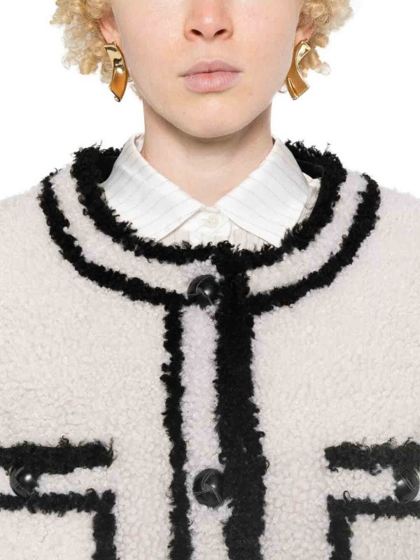 毛皮/ムートンコート - 白 shop online: Blancha