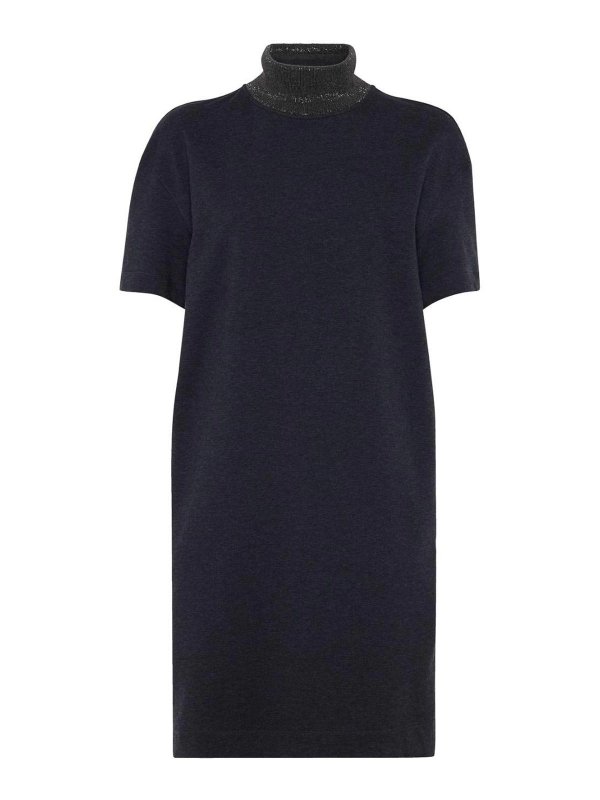 BRUNELLO CUCINELLI: ニーレングスドレス - 膝丈ドレス - グレー