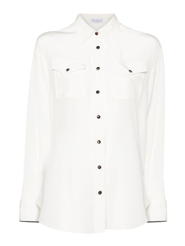 BRUNELLO CUCINELLI: Chemises - Chemise - Beige