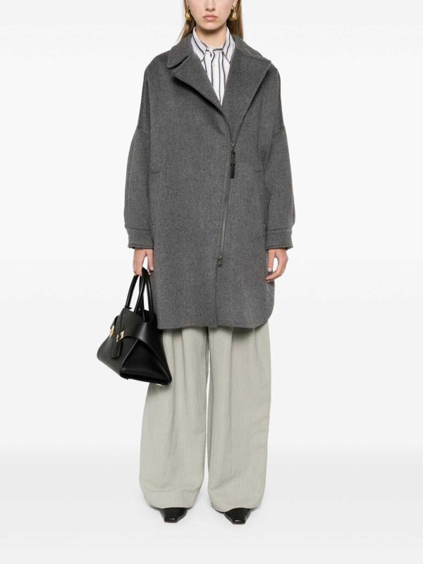 BRUNELLO CUCINELLI: short coats online - Long Sleeve Coat