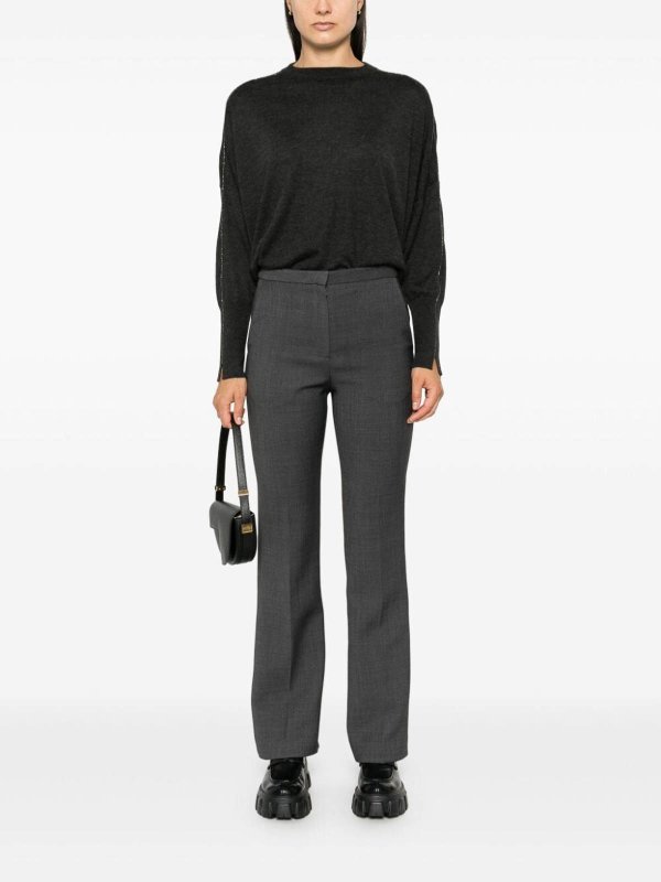 BRUNELLO CUCINELLI: crew necks online - Long Sleeve Crew-Neck Sweater