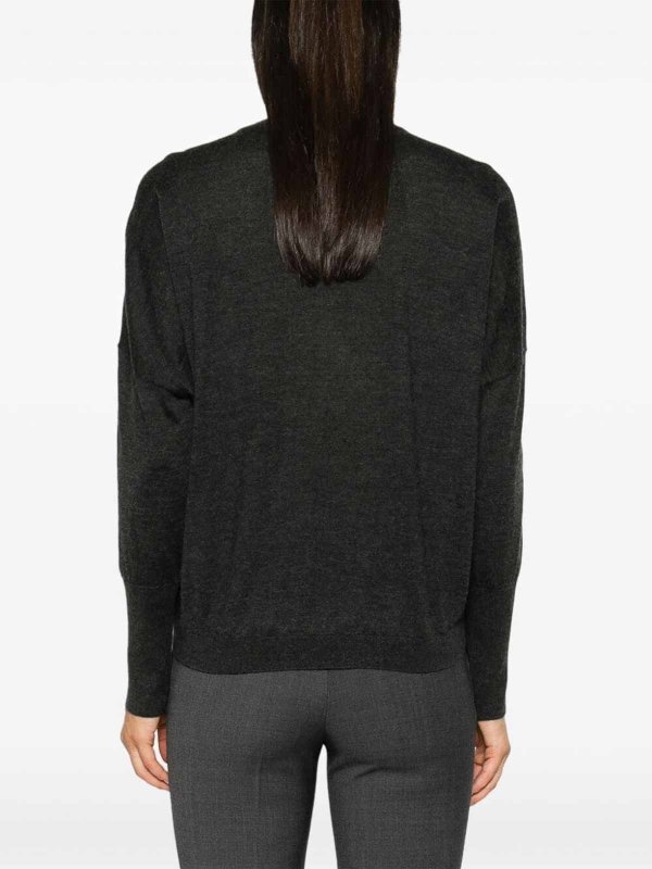 The Best Shops BRUNELLO CUCINELLI: crew necks - Long Sleeve Crew-Neck Sweater