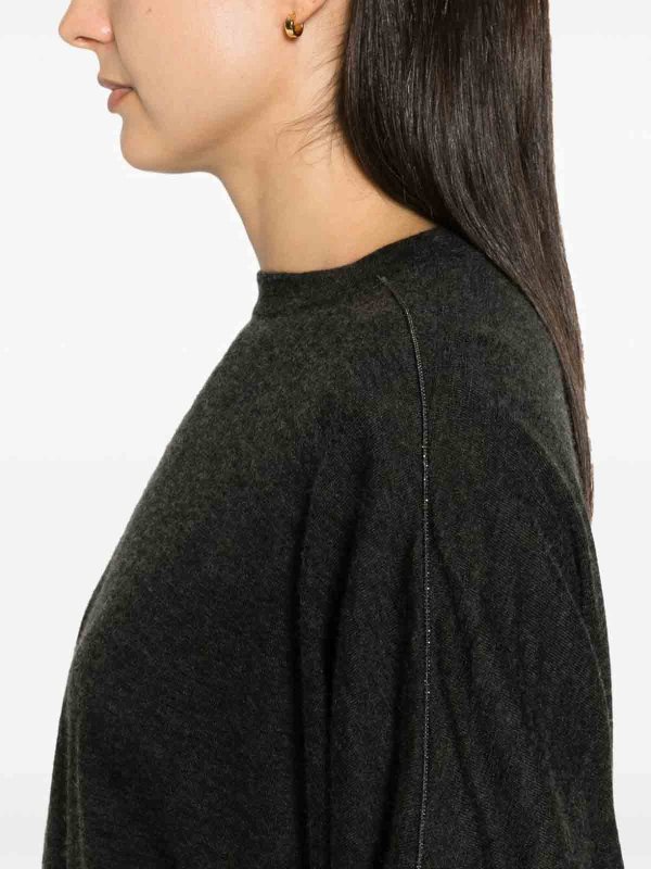 Long Sleeve Crew-Neck Sweater shop online: BRUNELLO CUCINELLI