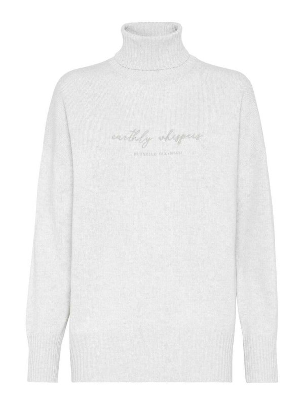 BRUNELLO CUCINELLI: Turtlenecks & Polo necks - Long Sleeve Turtle-Neck Sweater