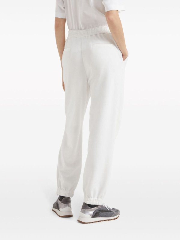 Casual Hose - Creme shop online: BRUNELLO CUCINELLI