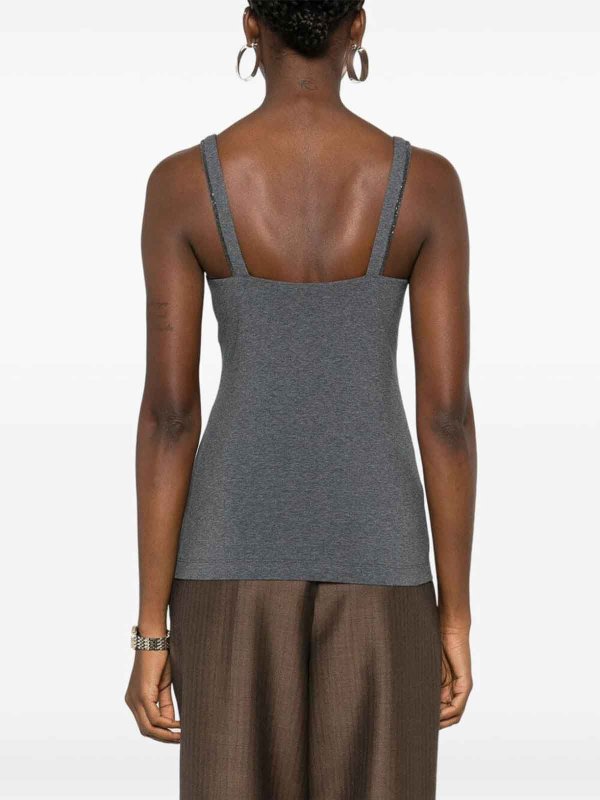 BRUNELLO CUCINELLI buy online トップ/タンクトップ - グレー