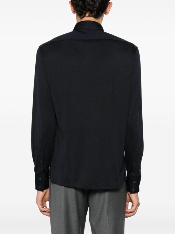BRUNELLO CUCINELLI buy online シャツ - ダークブルー