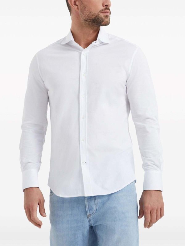 Hemd - Weiß shop online: BRUNELLO CUCINELLI